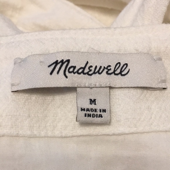 Madewell Ruffle Sleeve Wrap Mini Dress - Picture 4 of 13